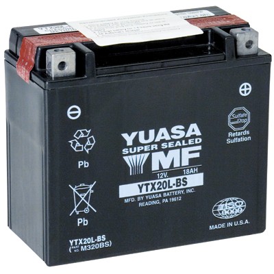 Аккумулятор Yuasa YTX20L-BS 90798-FYTX2-0L
