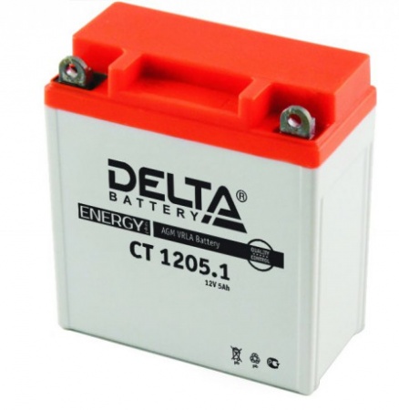 Аккумулятор Delta CT 1205.1 (12V / 5Ah) YB5L-B