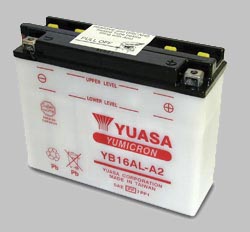Yamaha Viking 540 Аккумулятор Yuasa YB16AL-A2 5E3-82110-81-00 в интернет-магазине Снегоход Буран