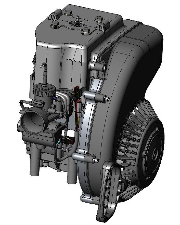 Двигатель РМЗ-250 K90500250ЗЧ в интернет-магазине Снегоход Буран