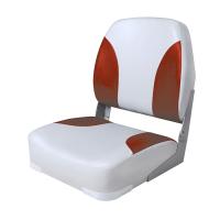 Сиденье мягкое складное Classic Low Back Seat, серо-красное в интернет-магазине Снегоход Буран