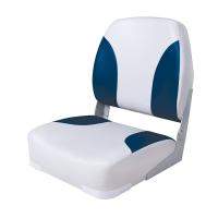 Сиденье мягкое складное Classic Low Back Seat, серо-синее в интернет-магазине Снегоход Буран