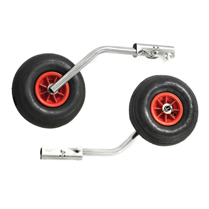 Комплект колес транцевых откидных с защелкой для НЛ типа "Ротан" усиленных 330 мм в интернет-магазине Снегоход Буран