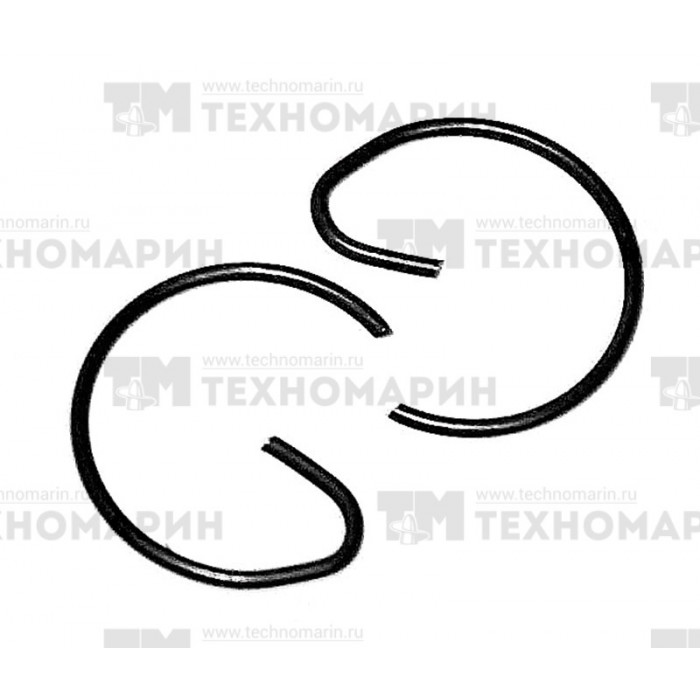 Комплект стопорных колец (2 шт.) поршневого пальца Suzuki 09381-18002 в интернет-магазине Снегоход Буран