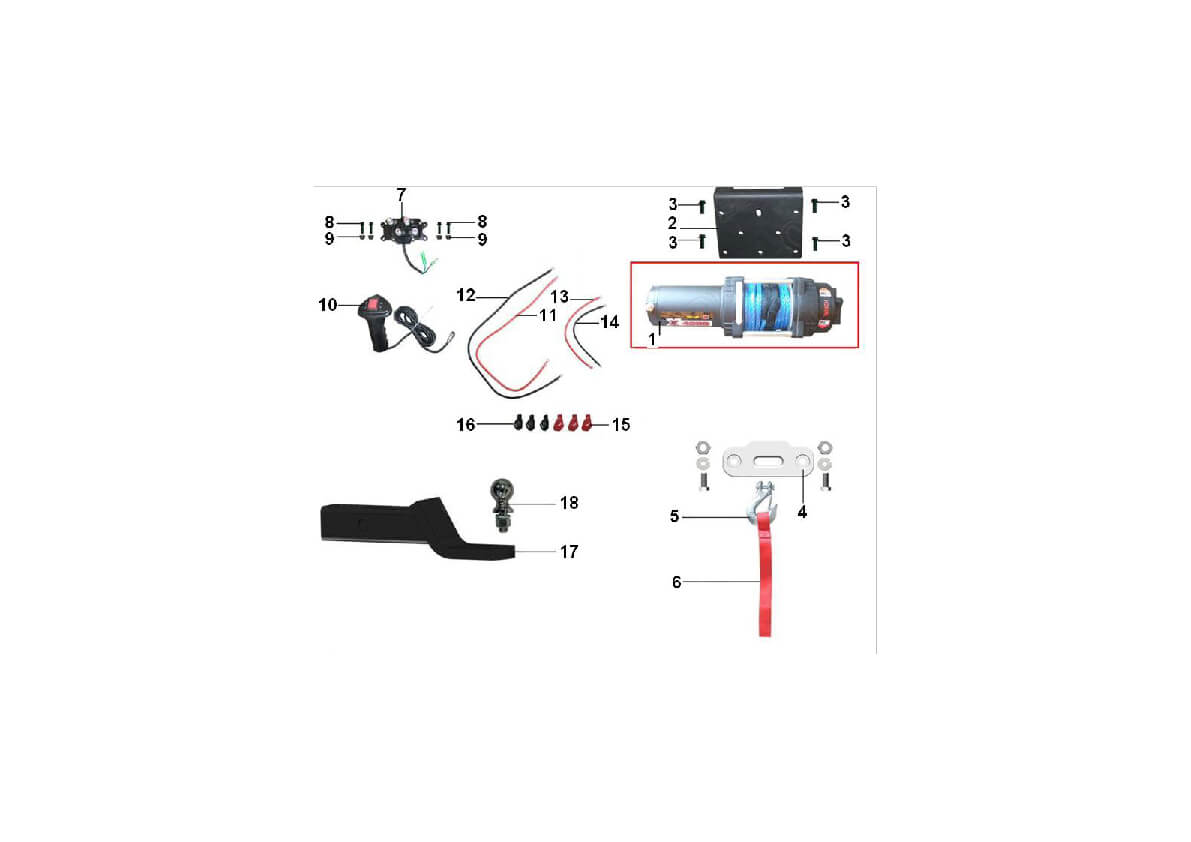 Провод подключения анода (реле и аккумуляторная батарея) 13214170110 в интернет-магазине Снегоход Буран
