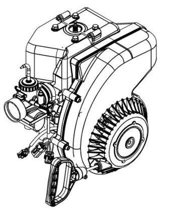 Двигатель РМЗ - 250 ТИКСИ 1 карб. 1 цилиндровый зажигание Ducati в интернет-магазине Снегоход Буран