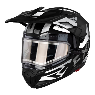 Шлем FXR Maverick X с подогревом Black/White