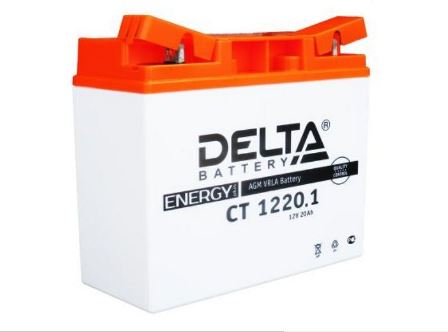 Аккумулятор Delta CT 1220.1 (12V / 20Ah) YTX20L-BS в интернет-магазине Снегоход Буран
