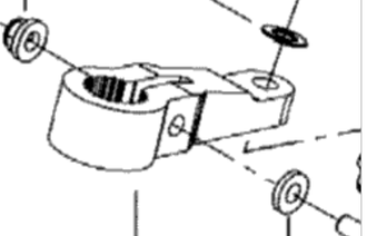 Рулевой рычаг (сошка) оригинальный  BRP 506152030 для BRP LYNX/Ski-Doo в интернет-магазине Снегоход Буран