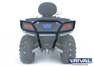 Бампер задний Rival 444.6840.1 для  X8 2012- (Сталь) (1120*620*275) в интернет-магазине Снегоход Буран