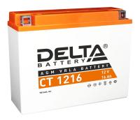 Аккумулятор Delta CT 1216 (12V / 16Ah) YB16AL-A2 в интернет-магазине Снегоход Буран