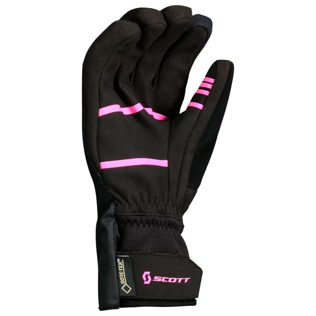 Мотоперчатки зимние Scott Sport GT  black/pink в интернет-магазине Снегоход Буран