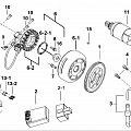 Двигатель(Запуск двигателя, магнето маховика, C.D.I.) в интернет-магазине Снегоход Буран