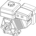 Двигатель Robin Subaru EX210DE5032 в интернет-магазине Снегоход Буран