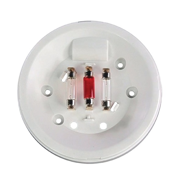 Светильник интерьерный диаметр 125мм, бело/красный, пластик.корпус в интернет-магазине Снегоход Буран