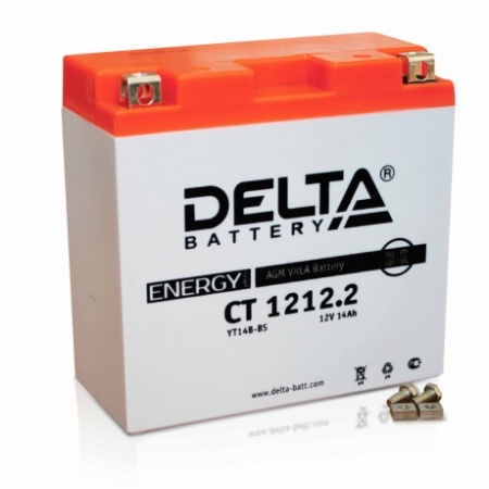 Аккумулятор Delta CT 1212.2 (12V / 12Ah) YT14B-BS