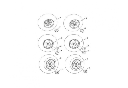 Диск колесный F107 I (12?6.0), передний, сталь (41102-055-0000) в интернет-магазине Снегоход Буран